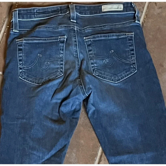ag adriano goldschmied Farrah Skinny Ankle Low Rise Medium Wash Skinny 25R - Picture 9 of 9